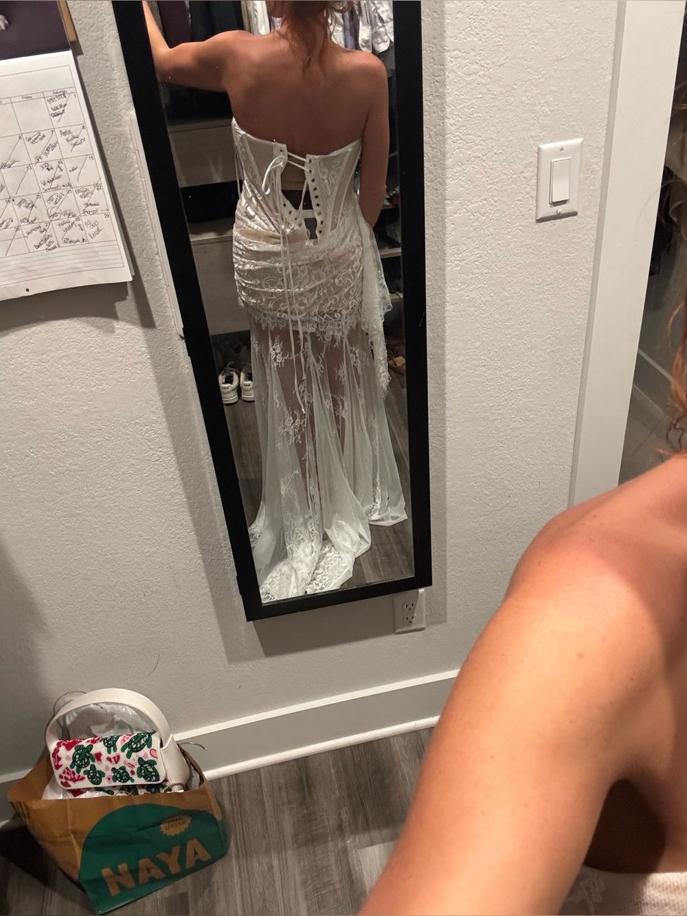 Miss rosier Margherita White Floral Lace Dress & Skirt Set - Picture 8 of 12
